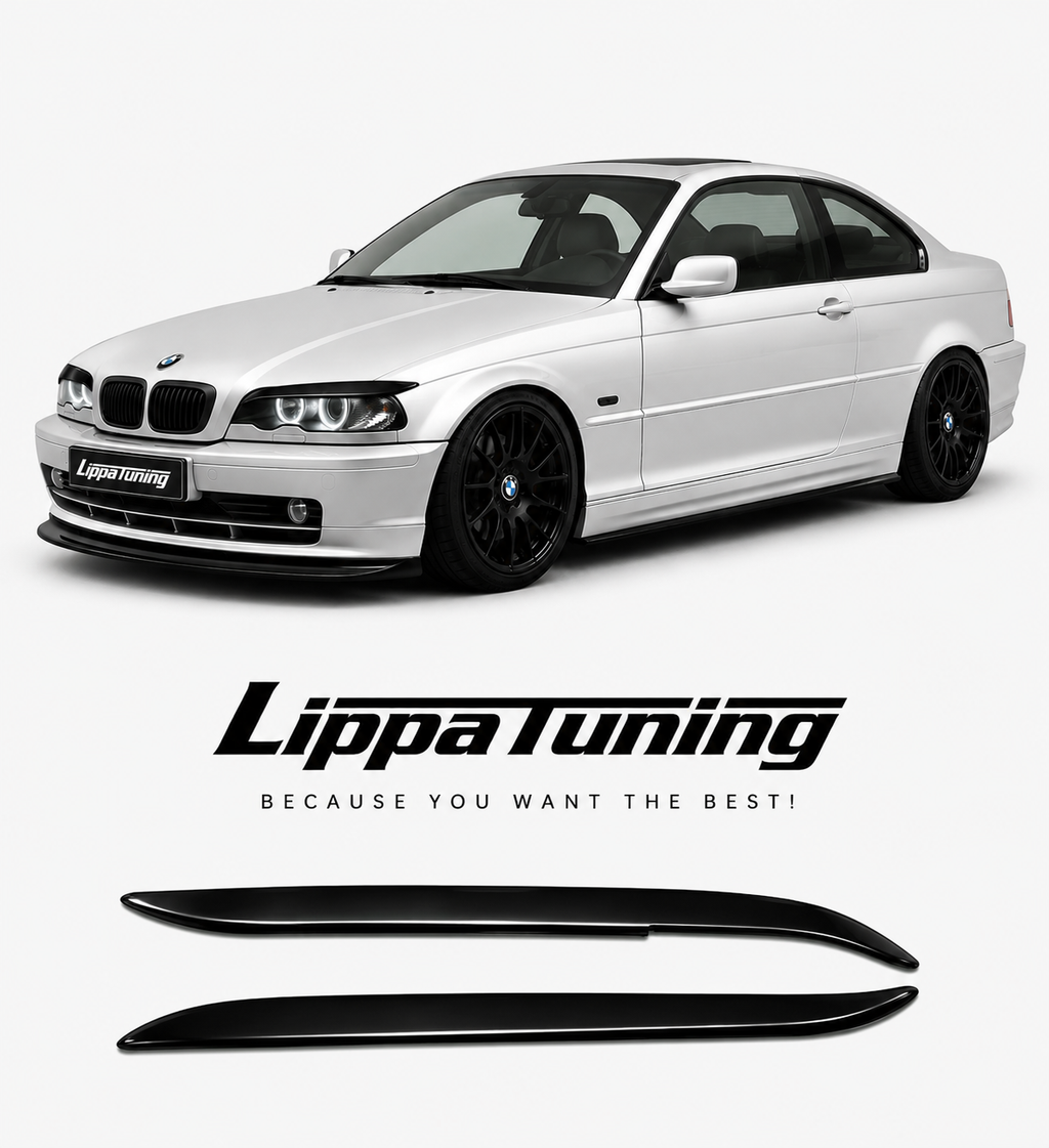 BMW E46 ajovalojen luomet