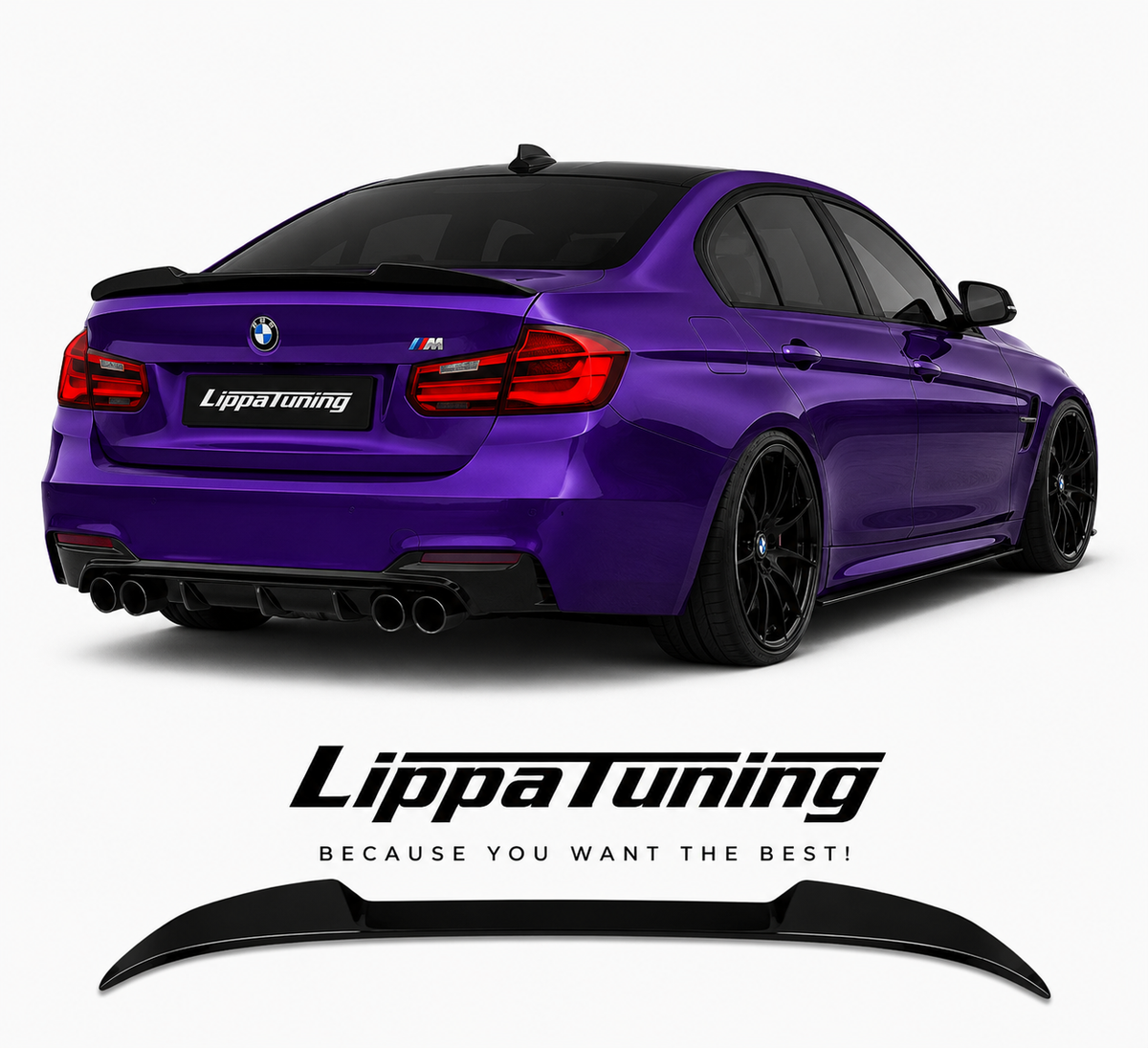 BMW F30 PSM look takaspoileri