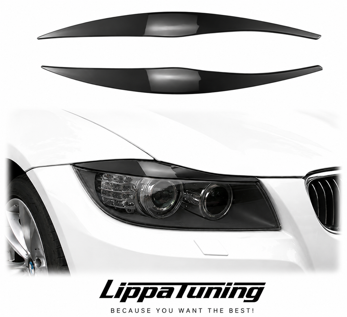 BMW E90 E91 etuvalojen luomet
